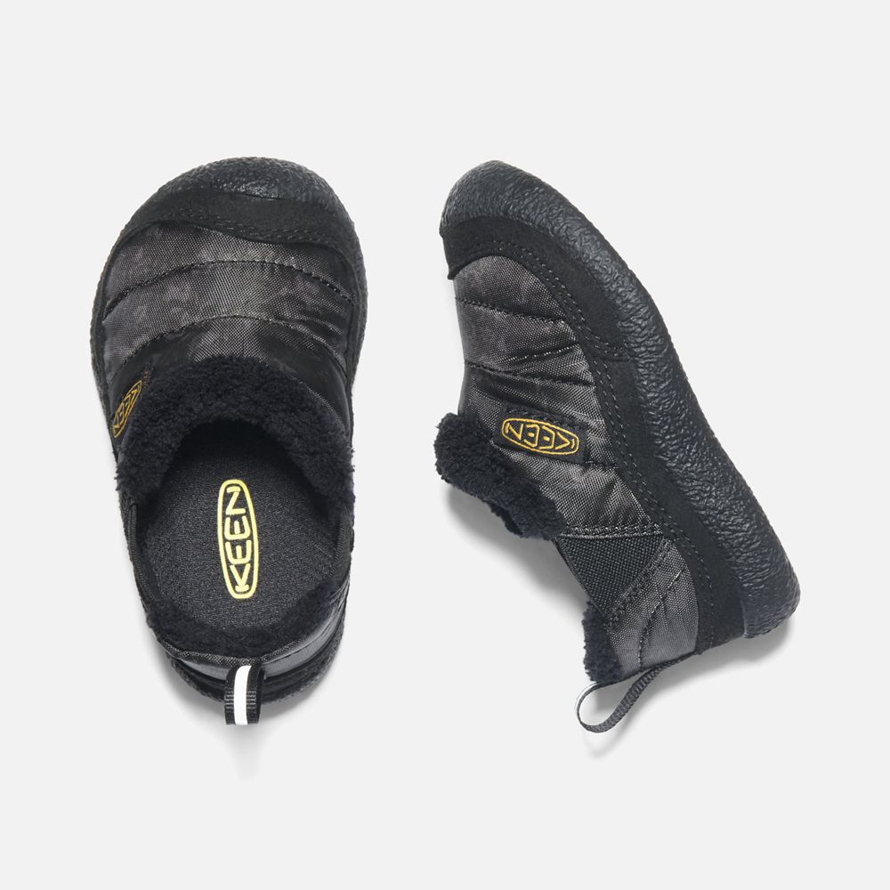 Zapatos Marca Keen Mexico Negros/Amarillos - Niños Howser Ii - MJ5301627